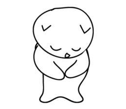 The White Cat, Lulu. sticker #10891256