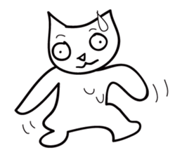 The White Cat, Lulu. sticker #10891261