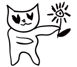 The White Cat, Lulu. sticker #10891265