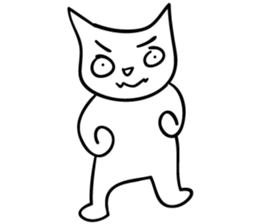 The White Cat, Lulu. sticker #10891269