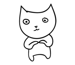 The White Cat, Lulu. sticker #10891270