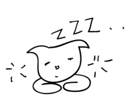 The White Cat, Lulu. sticker #10891272