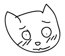 The White Cat, Lulu. sticker #10891276