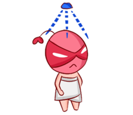 Pink Lady in Actions sticker #10892204