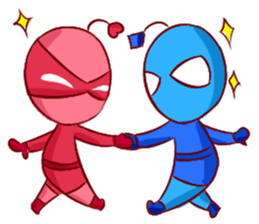 Pink Lady in Actions sticker #10892211