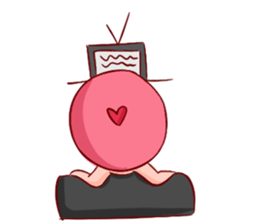 Pink Lady in Actions sticker #10892219