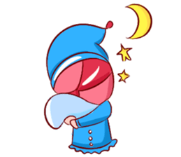 Pink Lady in Actions sticker #10892225