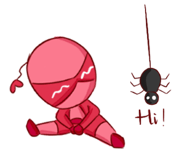 Pink Lady in Actions sticker #10892237