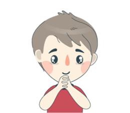 Arno & Boomin, A little boy sticker #10892440