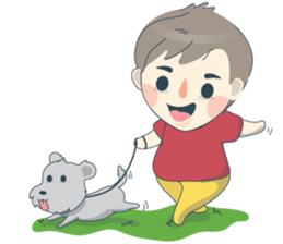 Arno & Boomin, A little boy sticker #10892452