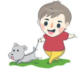 Arno & Boomin, A little boy sticker #10892452