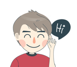 Arno & Boomin, A little boy sticker #10892456