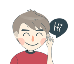 Arno & Boomin, A little boy sticker #10892456