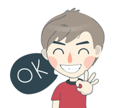 Arno & Boomin, A little boy sticker #10892465