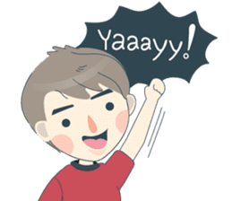 Arno & Boomin, A little boy sticker #10892478