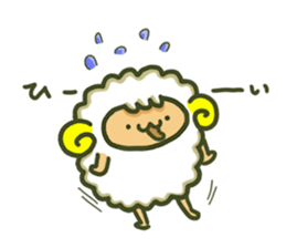 Cute a sheep sticker #10892618