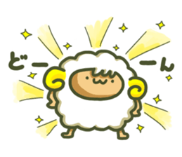Cute a sheep sticker #10892627