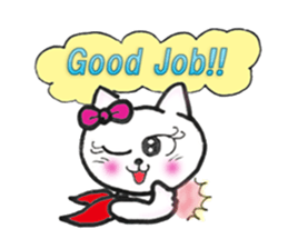 Cute cat Rose sticker #10892725