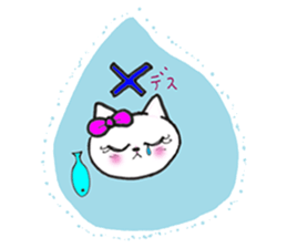 Cute cat Rose sticker #10892731