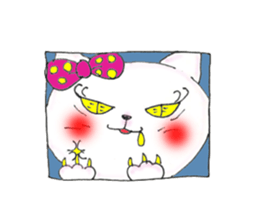 Cute cat Rose sticker #10892748