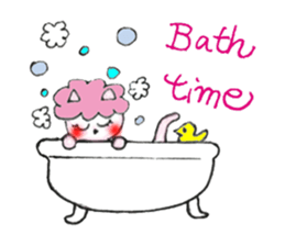 Cute cat Rose sticker #10892755