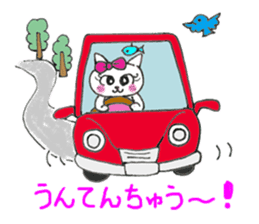 Cute cat Rose sticker #10892758