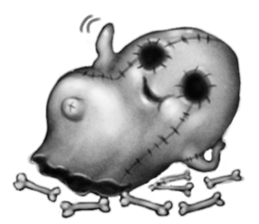 UWARGGG (Two and a half : Creepy Tales) sticker #10892874