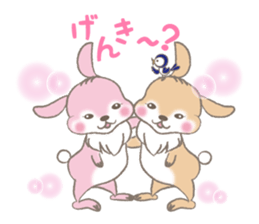 rabbit to rabbit sticker #10893160
