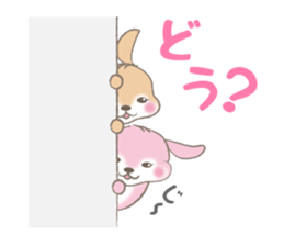 rabbit to rabbit sticker #10893162
