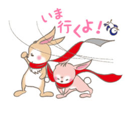 rabbit to rabbit sticker #10893164