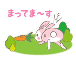 rabbit to rabbit sticker #10893166
