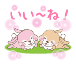 rabbit to rabbit sticker #10893175