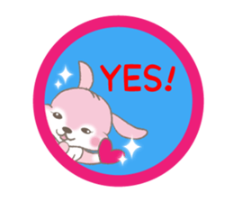 rabbit to rabbit sticker #10893182