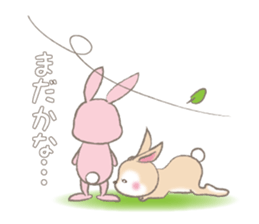 rabbit to rabbit sticker #10893185