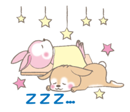 rabbit to rabbit sticker #10893188