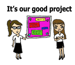 The Innocent girl  v.English sticker #10893545