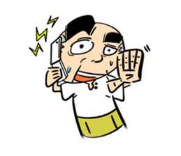 Father is a worrywart3 sticker #10894151