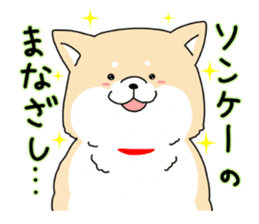 Usable Japanese midget Shiba sticker sticker #10894644