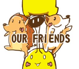 Chitato and his friends sticker #10894875