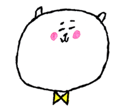 White bear boy sticker #10895764