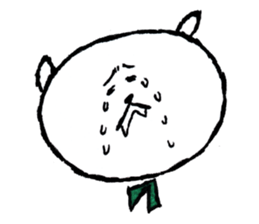 White bear boy sticker #10895779