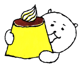 White bear boy sticker #10895785