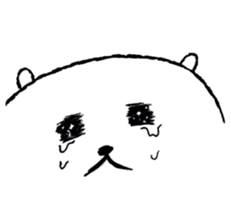 White bear boy sticker #10895792