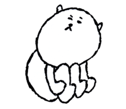 White bear boy sticker #10895797