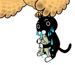 Cat & Rabbit Man sticker #10896219