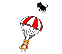 Cat & Rabbit Man sticker #10896228