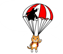 Cat & Rabbit Man sticker #10896230