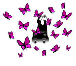 Cat & Rabbit Man sticker #10896235