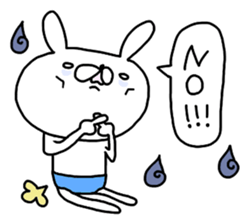 Miscellaneous too rabbit and cat sticker #10896698