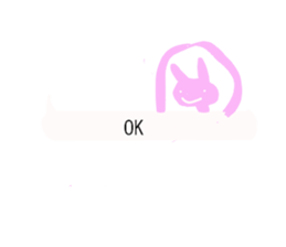 fukidasi usako-chan sticker #10897173